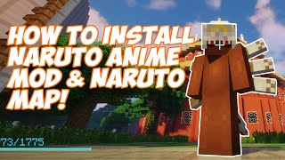 How to Download & Install Naruto Anime Mod 1.7.10 & How to Download the Great Naruto Minecraft Map!