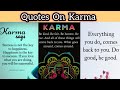 Karma Quotes Powerful Quotes On Karma Motivational Quotes Life Changing Quotes