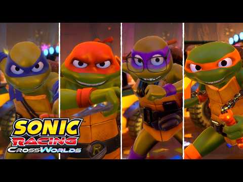 ¡Cowabunga! Sonic Racing: CrossWorlds da la bienvenida a las Tortugas Ninja Mutantes Adolescentes