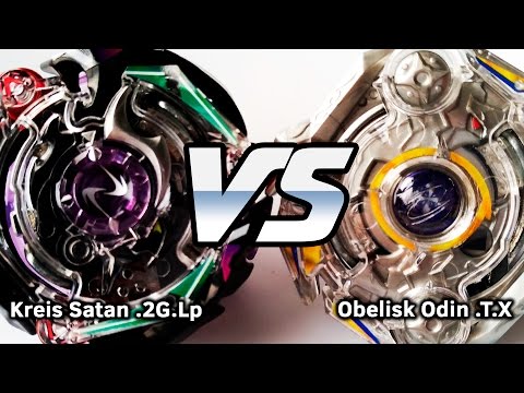 Kreis Satan .2G.Lp vs Obelisk Odin .T.X - BATALHA BEYBLADE BURST! ベイブレードバースト