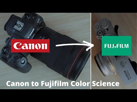 How to get Fujifilm Colors from a Canon Camera
