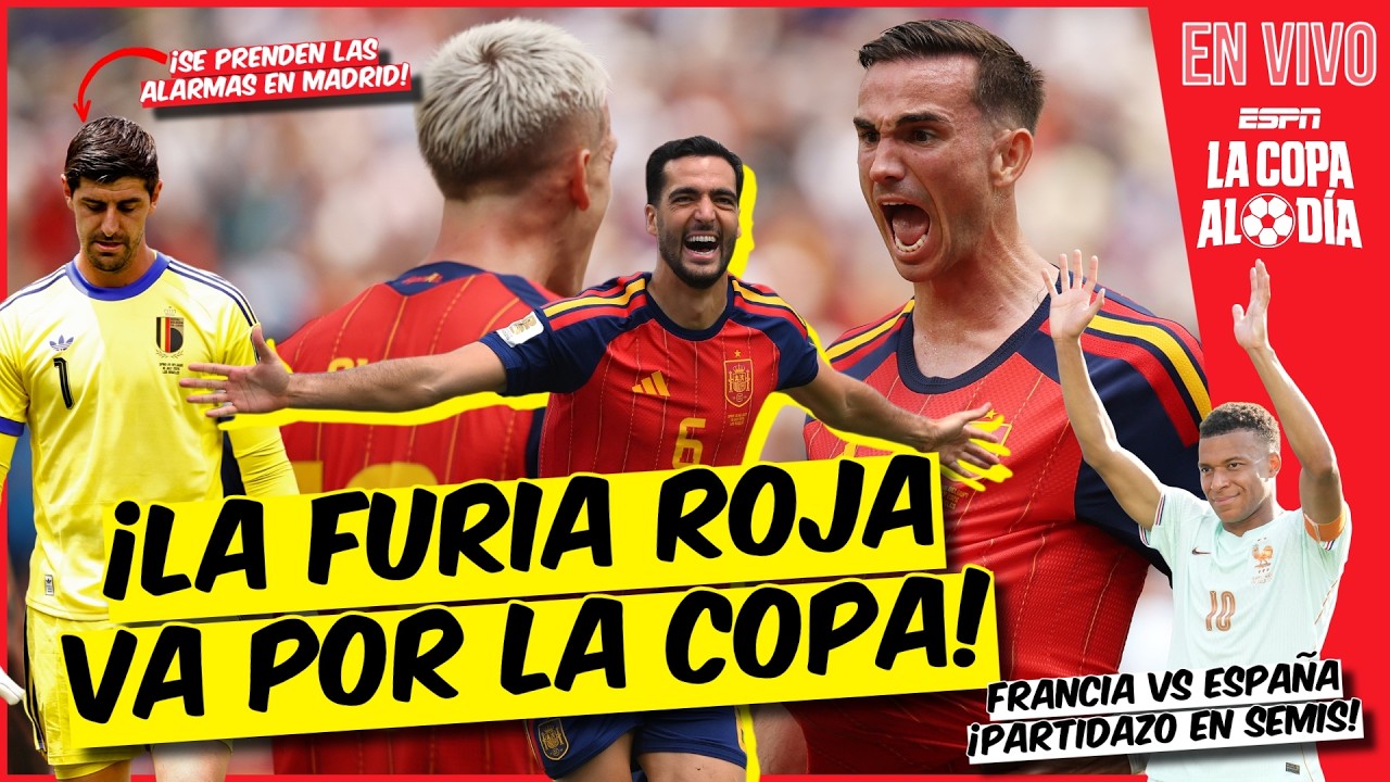 ESPAÑA despide a BÉLGICA del Mundial, va contra la FRANCIA de Mbappé en semifinales | La Copa al Día