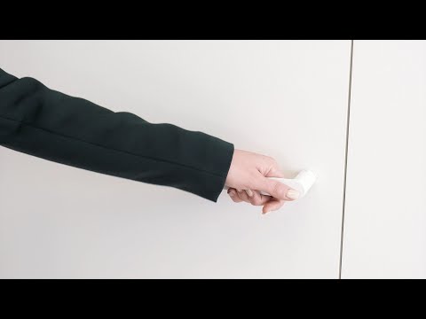 Minimal flush-to-wall door - ECLISSE Syntesis® Swing