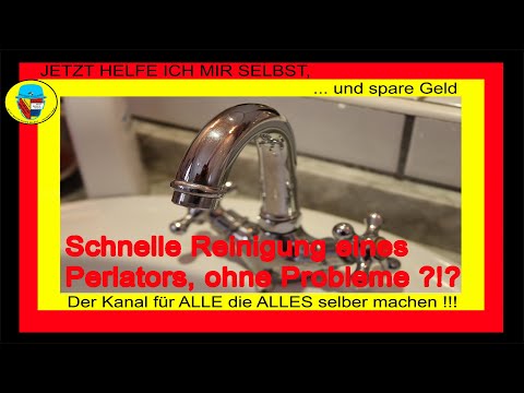 Nur mal eben schnell, in Sekunden, den Perlator wechseln und Geld sparen, Jetzt helfe ich mir selbst