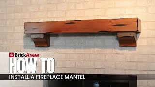 How To Install A Fireplace Mantel [Install a mantel on your own DIY]