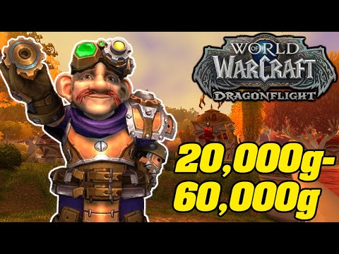 20,000g - 60,000g Solo Goldfarm In Dragonflight