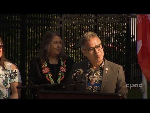 Ceremony to announce the site of the proposed Residential Schools National Monument – June 20, 2023