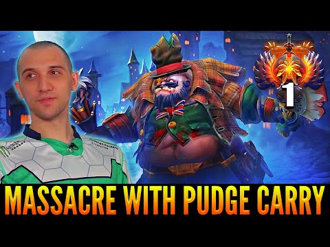 ARTEEZY Pick PUDGE as Carry And The Game Became Real MASSACRE | TOP 1 MMR PUDGE Pos 1 Gameplay