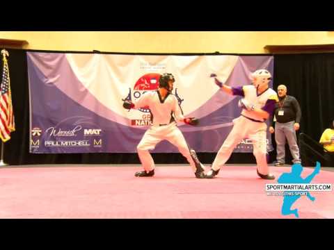 Laszlo Gombos v Brandon Ballou - Men's Sparring - Ocean State Grand Nationals 2016