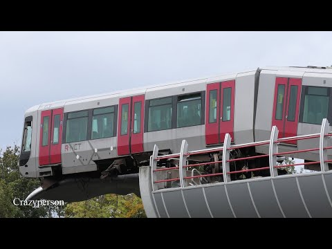 Walvisstaart Spijkenisse in Dec. 2020, en Ontspoorde Metro