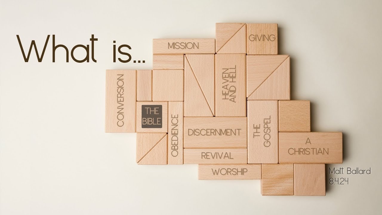 8.4.24 Matt Ballard | What is...THE BIBLE part 1