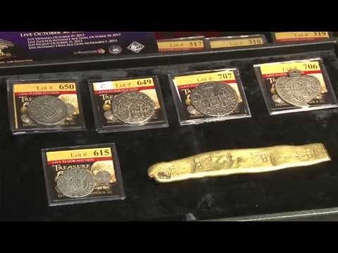 Upcoming Sedwick Treasure Auction to Feature Coins, Ingots, and Artifacts. VIDEO: 2:24.