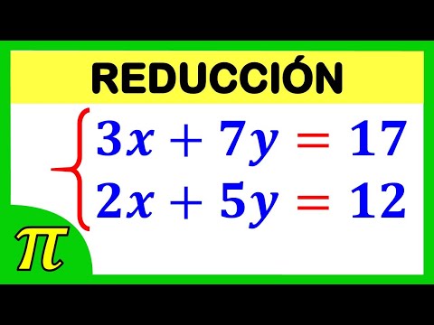 Sistema de ecuaciones 2x2 | MÉTODO DE REDUCCIÓN (método de eliminación) | ejercicios resueltos