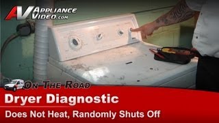 Kenmore Dryer Repair: Does Not Heat, Randomly Shuts Off - Heat Control Board