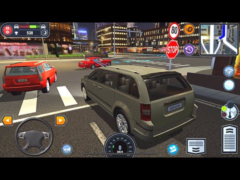 Car Driving School Simulator Ep12 - Driving MEDIUM MPV In TOKYO | Gameplay Android Ios