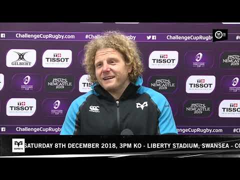 Ospreys TV: Duncan Jones  on Stade Francais
