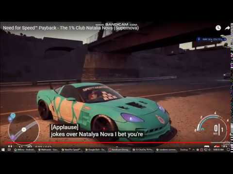 NFS Payback - Beating Natalia Nova with Chevrolet Corvette Z06 (2013) (Evangeline)