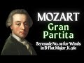 Mozart Gran Partita - Serenade No. 10 for Winds in B-Flat Major, K. 361 - Classical and Instumental Music Mozart Gran Partita - Serenade No. 10 for Winds in B-Flat Major, K. 361