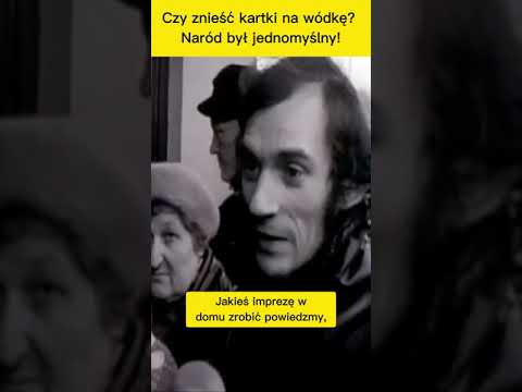 Nie uwierzysz - Wódka była na kartki w 1981 roku! #shorts