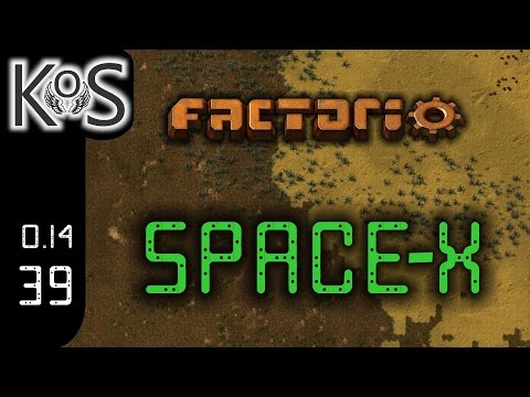 Factorio 0.14 Space-X Mod, Ep 39: Alien Goop Cracking - Let's Play, Gameplay