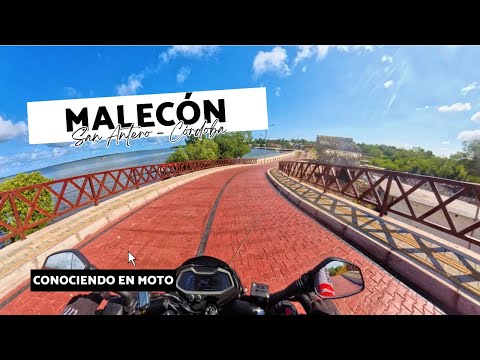 Así se ve el Malecón de San Antero en moto🏍️🌊