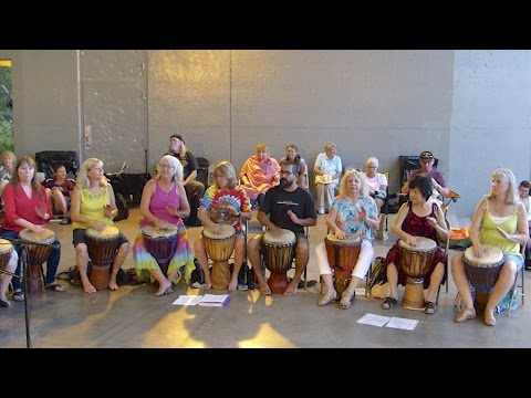 Djembe Howlers play 