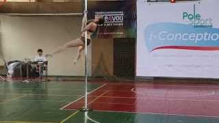 Отбор ЦФО Соревнований по Шестовой акробатике'15 Лентина Анастасия