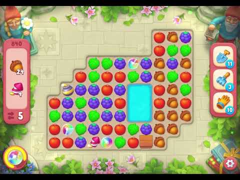 Gardenscapes Level 840 NO BOOSTERS