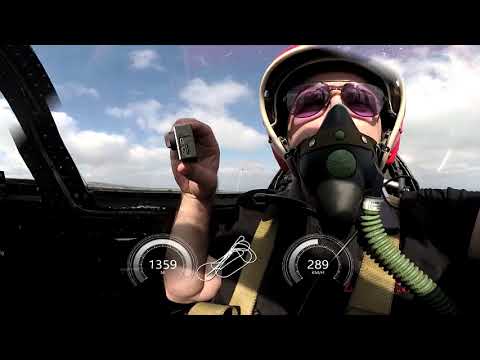 360 view jet fighter, garmin virb 360, onboard - plane fly