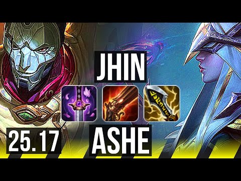 JHIN & Karma vs ASHE & Neeko (ADC) | KR Challenger | 25.17