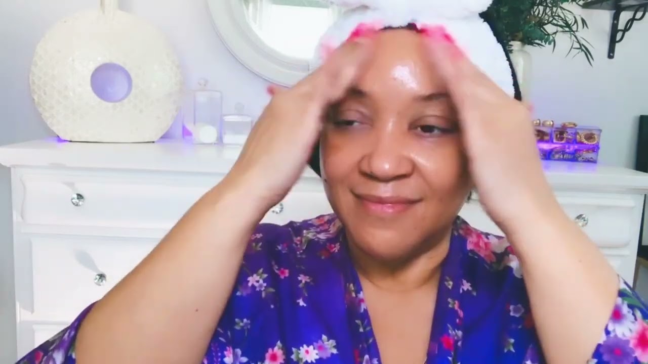 Glass Skin Care Routine for Mature Black Women Over 50