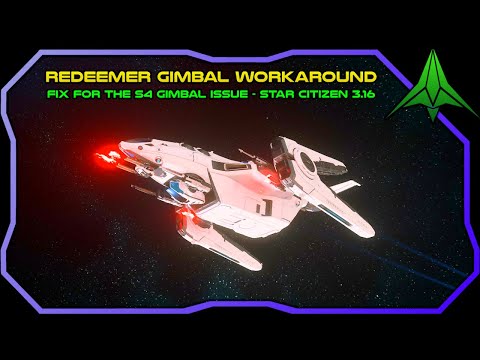 Redeemer Gunship Gimbal Weapon Workaround/Fix | Star Citizen 3.16