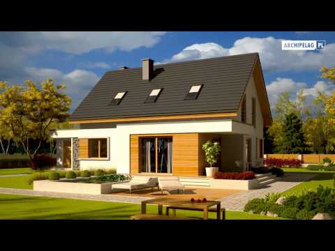 Projekty domów Patryk G1 - Projekt domu z poddaszem użytkowym