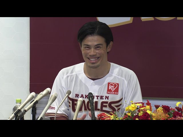 イーグルス・今江敏晃監督 就任発表会見(ノーカット)