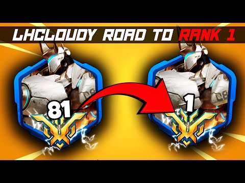 LHCloudy Rank 81 Reinhardt - Road to Rank 1! Overwatch 2 Top 500