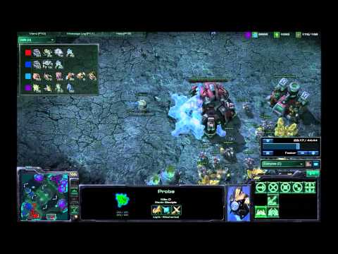 Starcraft 2 2v2 quick match PZ Vs. TT  Part 2 HD