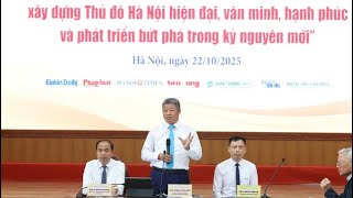 Quyết tâm hiện thực mục tiêu xây dựng Thủ đô Hà Nội hiện đại, văn minh, hạnh phúc