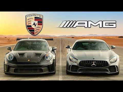 Porsche 911 GT3 RS vs AMG GT R: ARRANCONES