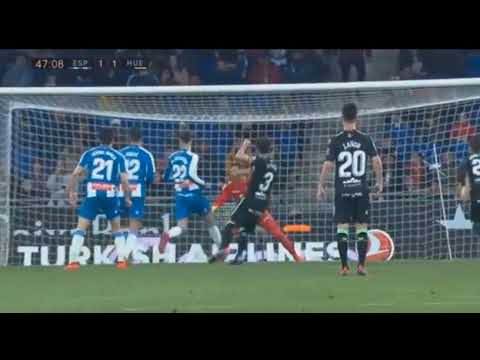 Espanyol 1-1 Huesca Xabier Etxeita gol