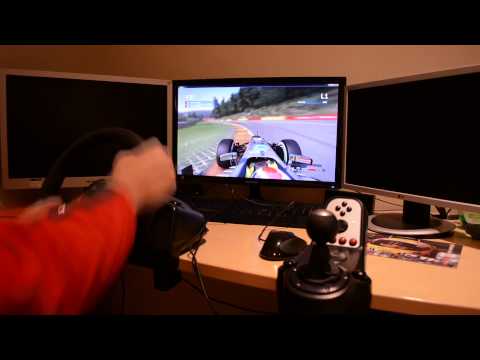 Logitech G27 Racing Wheel - Unboxing/Review/Demo with F1 2013 + Euro Truck Sim 2 - HD