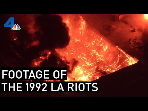 Raw Footage of the 1992 LA Riots | From the Archives | NBCLA