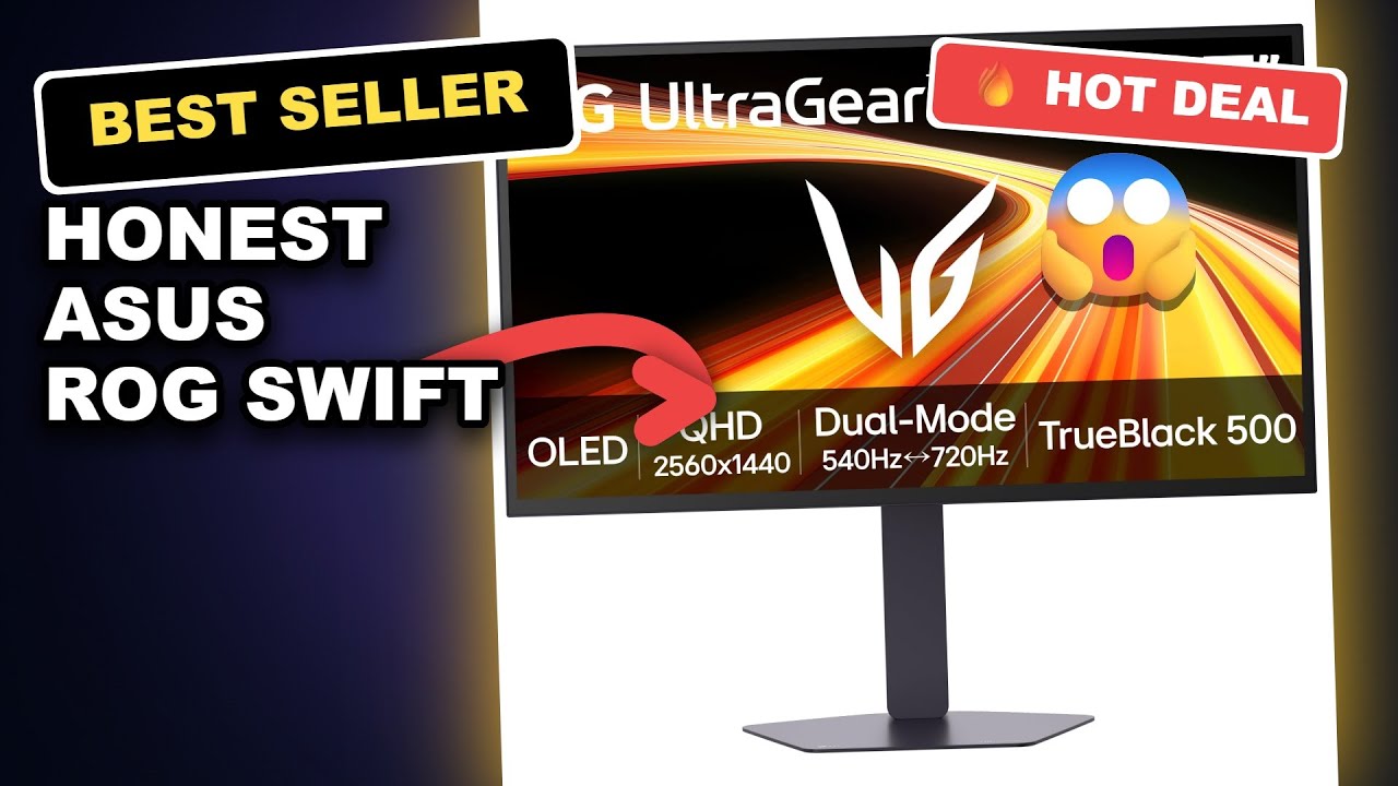 Honest ASUS ROG Swift 27" OLED Gaming Monitor Review – 540Hz QHD Performance