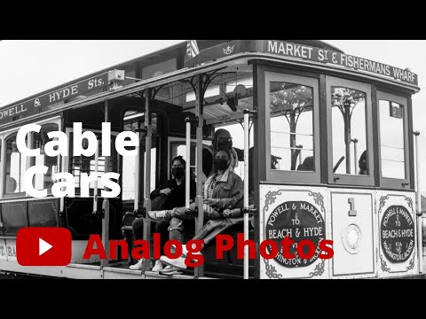 San Francisco Cable Car Analog Film Photos with Yashica MAT 124G on T-Max 100