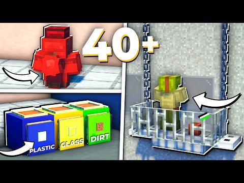 40+ Ways to Improve CITY in Minecraft! (Simple Build Hacks!)
