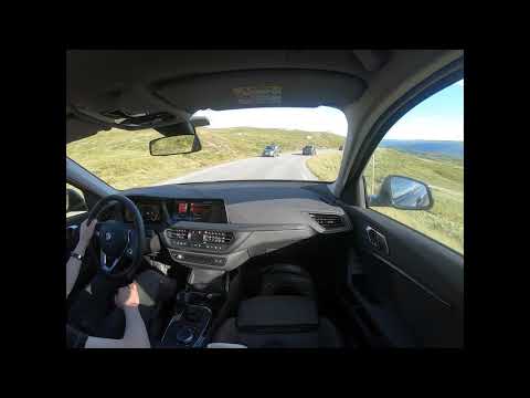 Driving BMW F40 118i in Norway, Jotunheimen