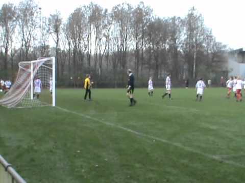 Doelpunt Justin Grijsbach tegen ODC D1