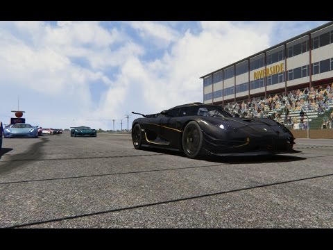 Battle Koenigsegg One:1 vs Supercars & Race Cars at Riverside Raceway