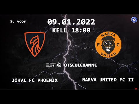 09.01.2022 KELL 18:00 / JÕHVI FC PHOENIX VS NARVA UNITED FC II / SAALIJALGPALLI ESILIIGA 9. voor
