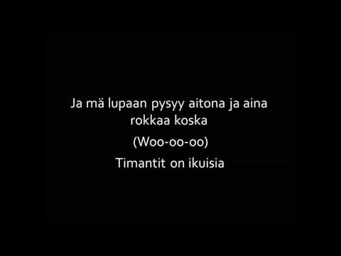 download lagu mp3 mp4 Cheek Timantit On Ikuisia Lyrics, download lagu Cheek Timantit On Ikuisia Lyrics gratis, unduh video klip Cheek Timantit On Ikuisia Lyrics