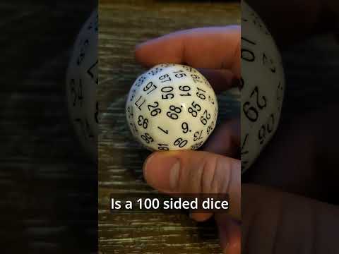 What does a 100 sided dice look like?
